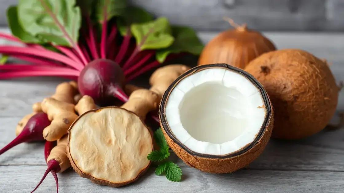 The Health Benefits of Beetroot, Ginger, and Coconut Water