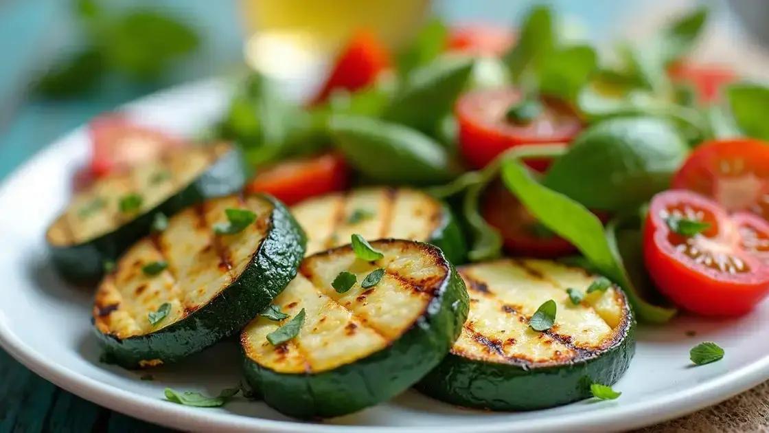 The Health Benefits of Grilled Zucchini
