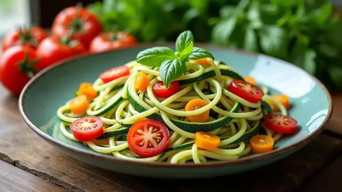 The Health Benefits of Zucchini Noodles