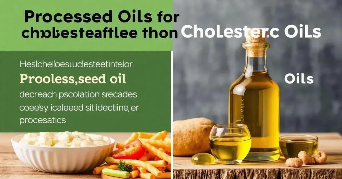 The Impact of Processed Oils on Cholesterol