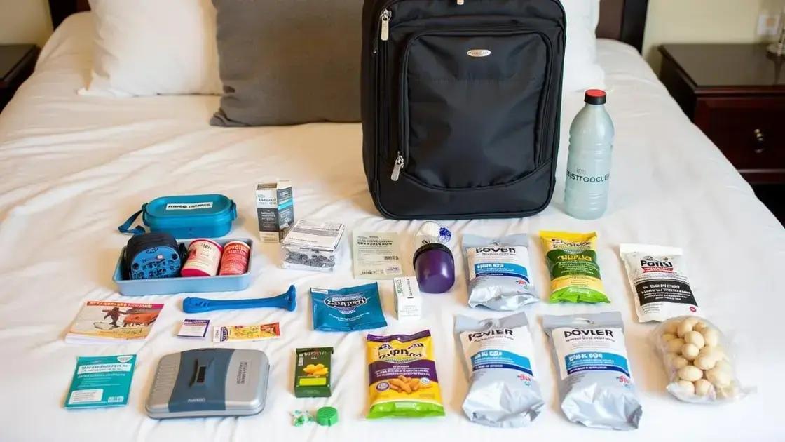 The Importance of a Healthy Travel Kit