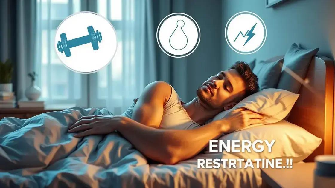 The Importance of Sleep for Muscle Recovery