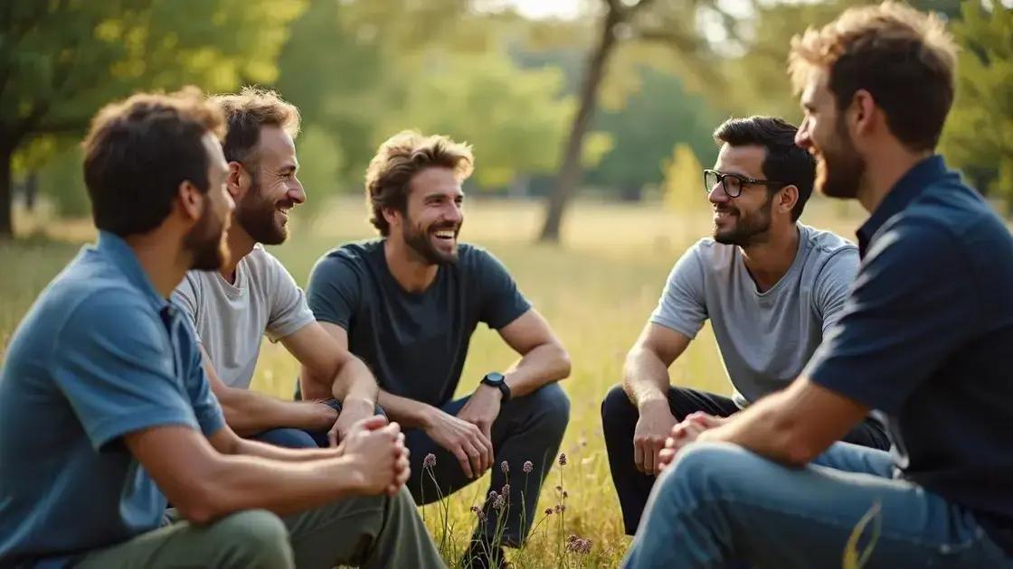 The Importance of Support Networks for Men