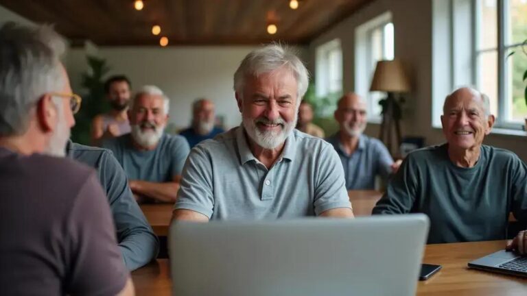 The Increase in Virtual Fitness Communities for Men Over 50