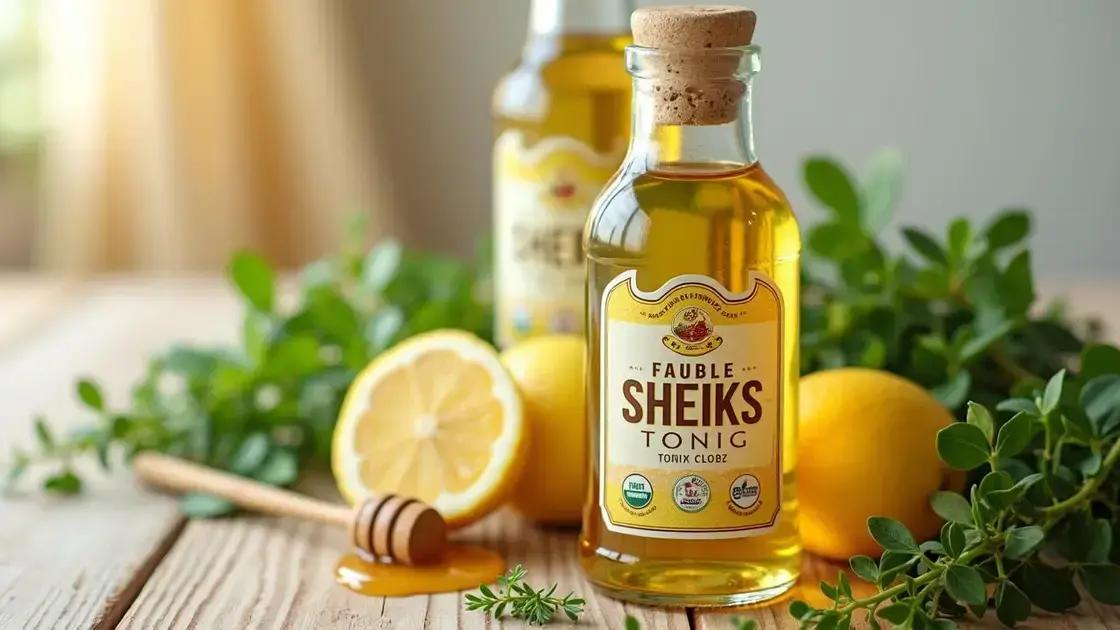 The Key Ingredients of Sheik’s Tonic