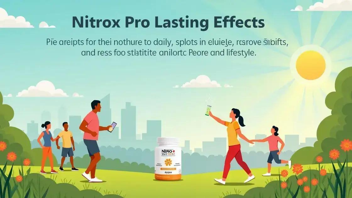 The Lasting Effects of Nitrox Pro on My Life