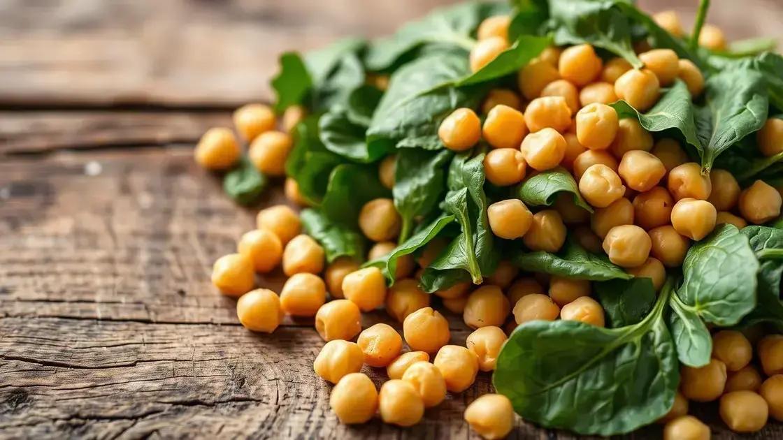 The Nutritional Benefits of Chickpeas and Spinach
