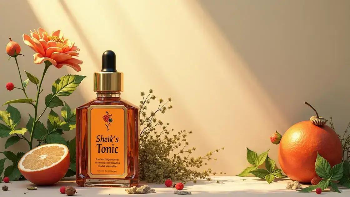 The Science Behind Sheik’s Tonic