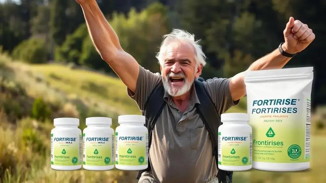 The Unique Benefits of Fortirise Max for Men Over 50