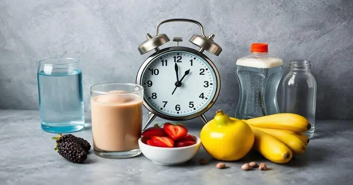 Timing Your Recovery Nutrition