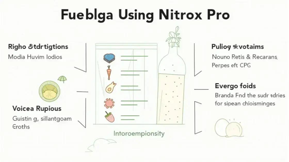 Tips for Best Self with Nitrox Pro