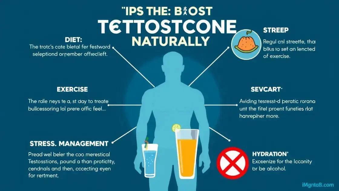 Tips for Boosting Testosterone Naturally
