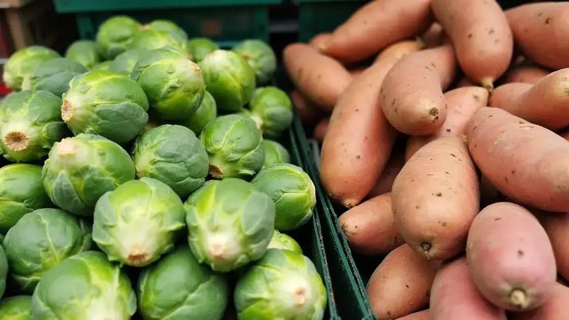 Tips for Choosing Fresh Brussels Sprouts and Sweet Potatoes