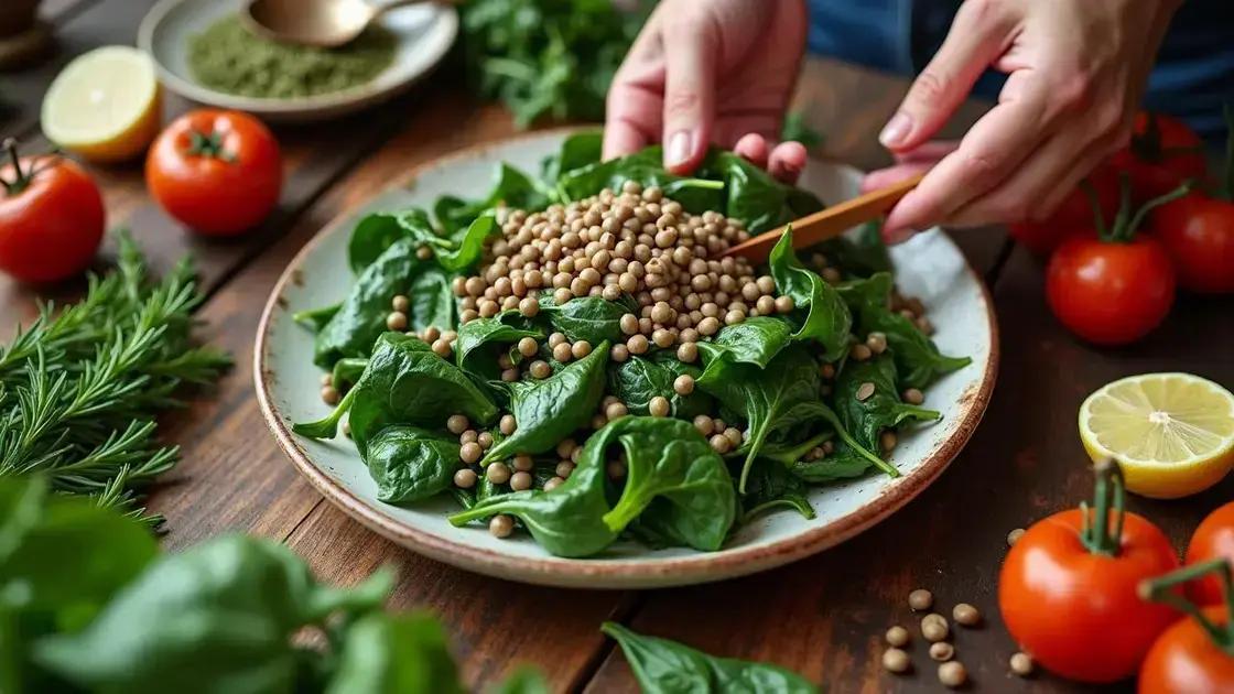 Tips for Cooking with Lentils and Spinach