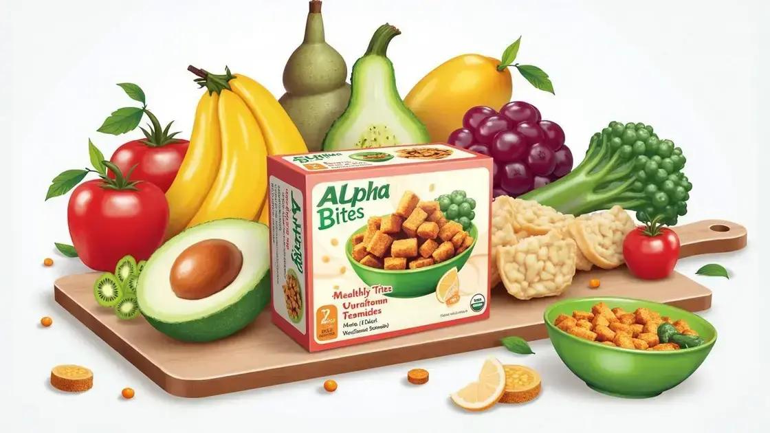 Tips for Creating a Balanced Diet with Alpha Bites