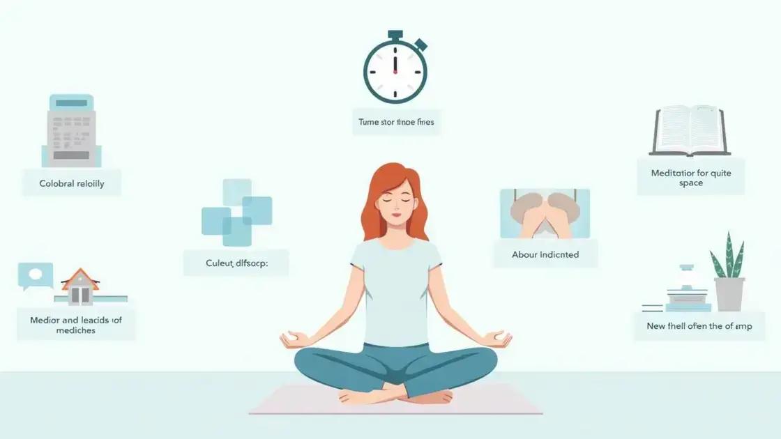 Tips for Effective Meditation Practices