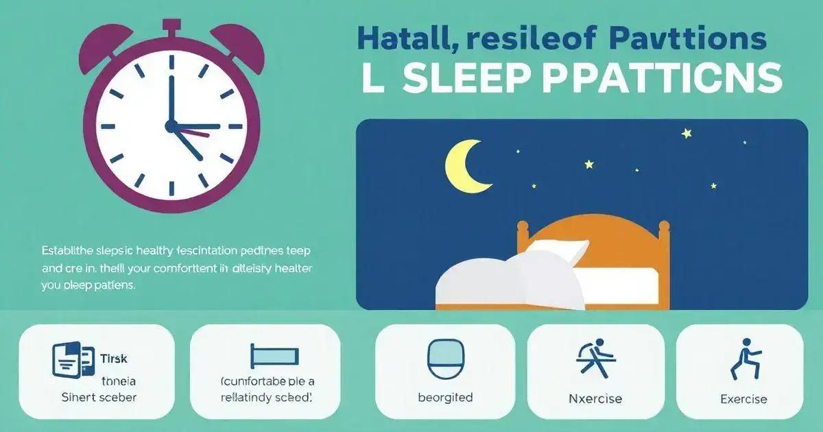 Tips for Establishing Healthy Sleep Patterns