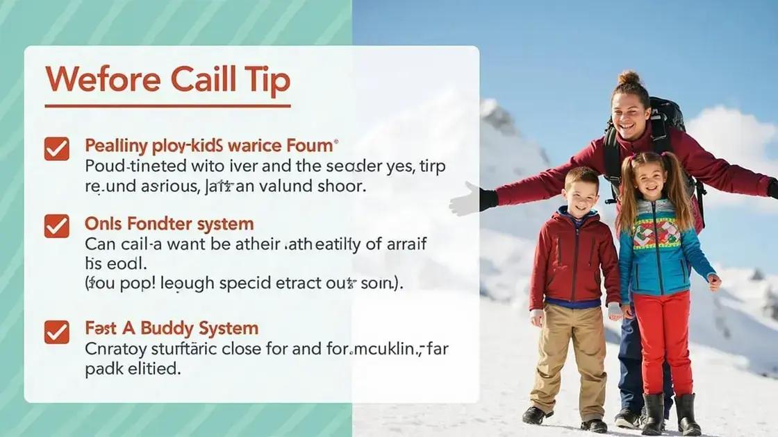 Tips for Families Visiting Booster Peak