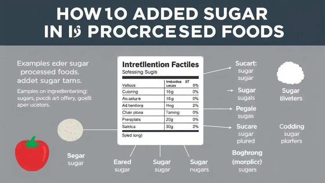 Tips for Identifying Added Sugars