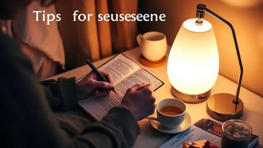 Tips for Implementing Evening Routines