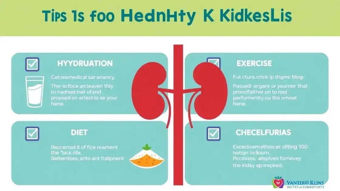 Tips for Maintaining Healthy Kidneys