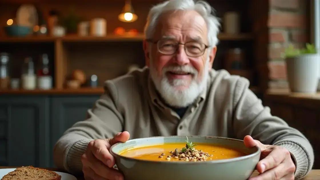Tips for Men Over 50: Enjoying Your Soup