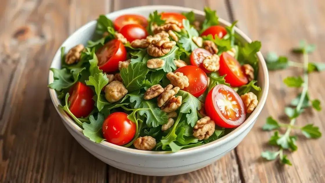 Tips for Perfect Arugula Salad