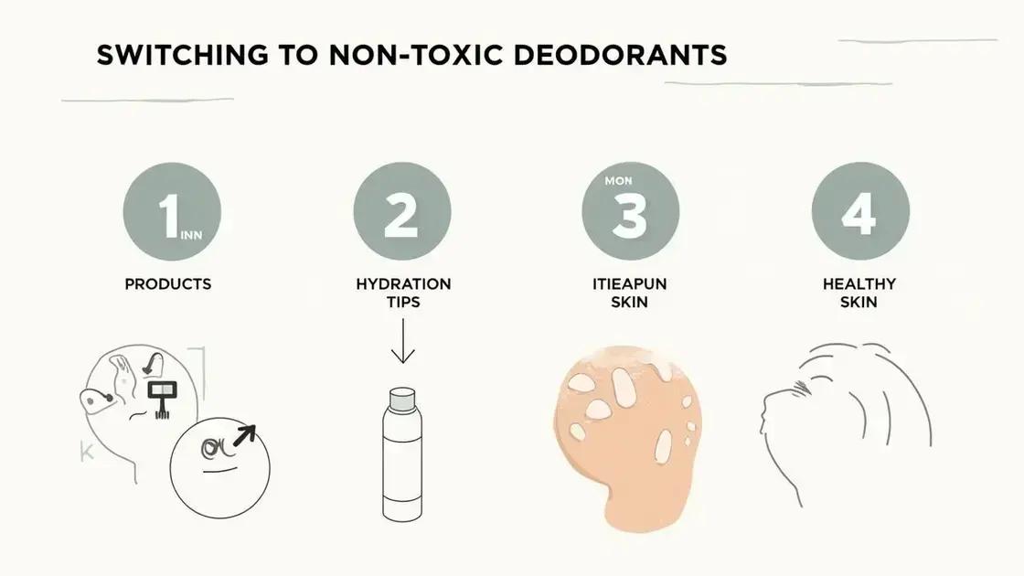 Tips for Switching to Non-Toxic Deodorants