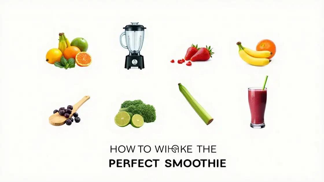 Tips for the Perfect Smoothie