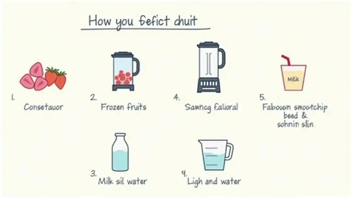 Tips for the Perfect Smoothie Consistency
