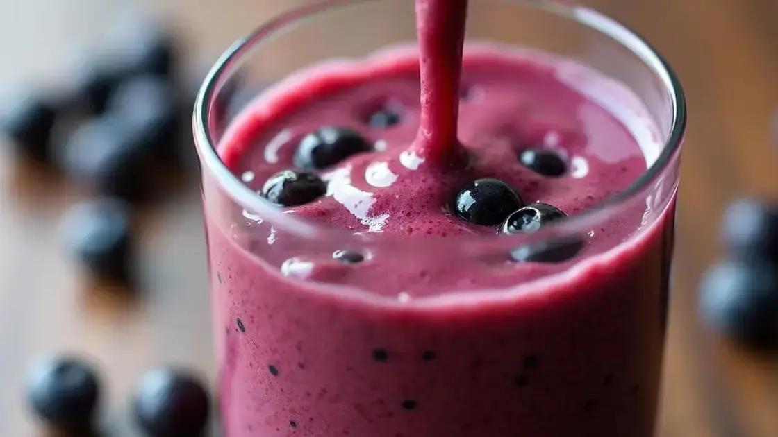 Tips for the Perfect Smoothie Texture