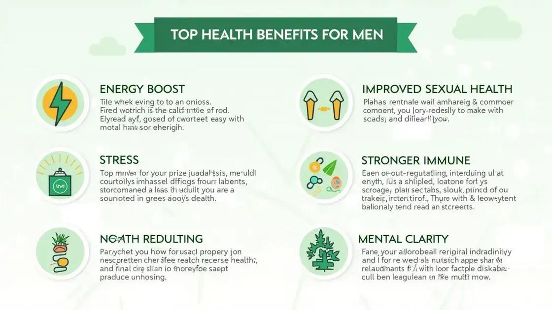 Top Health Benefits for Men