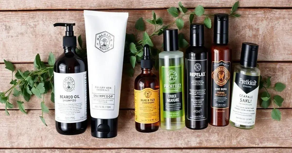 Top Natural Products for Men’s Grooming