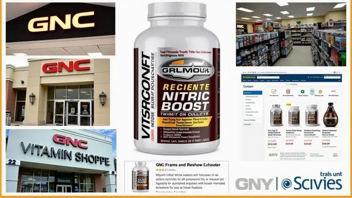 Top Retailers for Nitric Boost in the USA