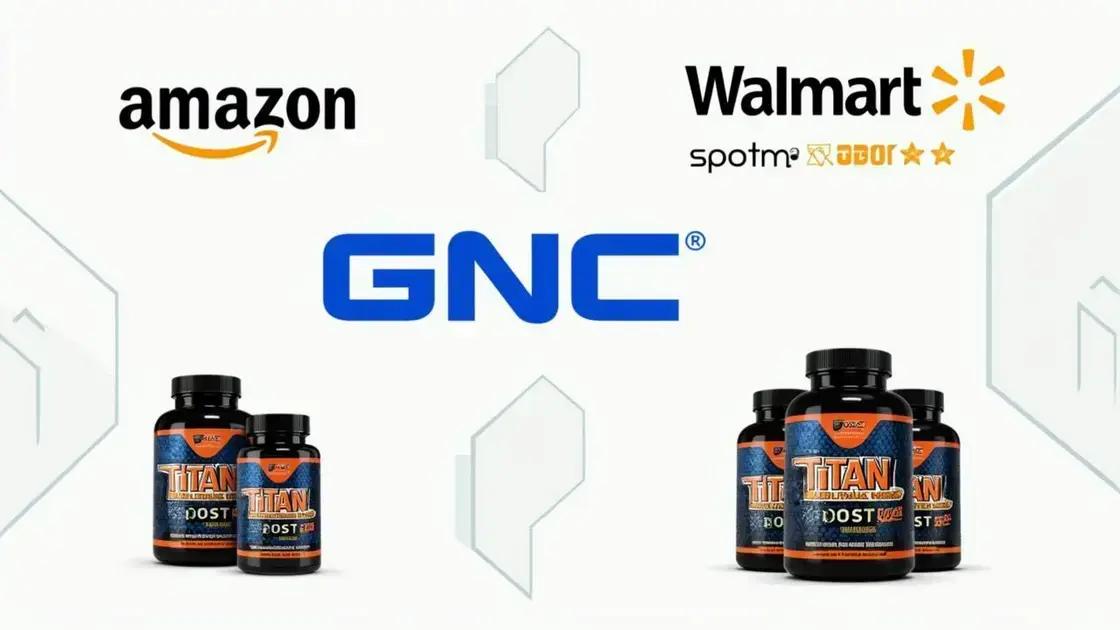 Top Retailers Selling Titan Boost