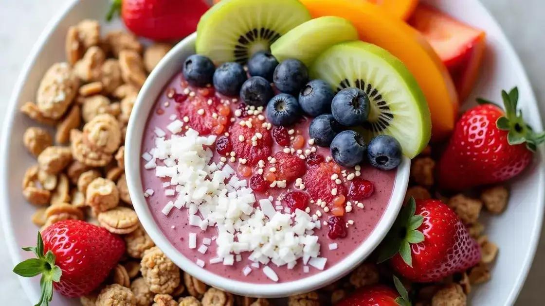 Topping Ideas for Your Smoothie Bowl