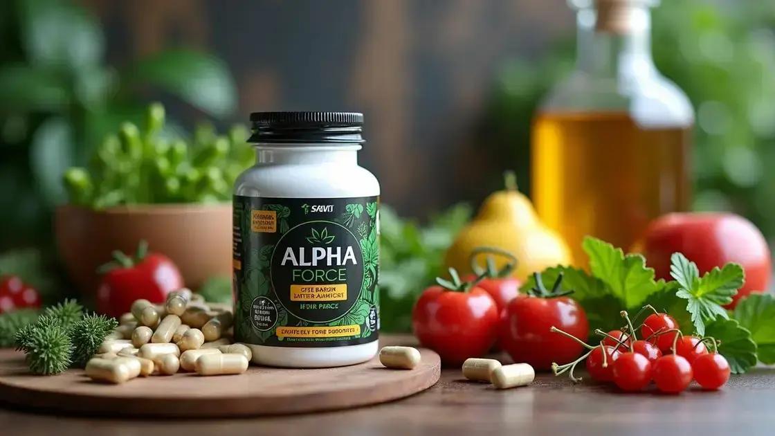 Understanding Alpha Force: Ingredients and Benefits
