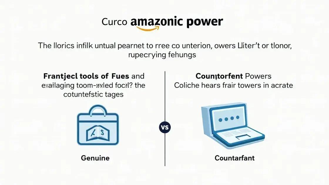 Understanding Amazonic Power and Counterfeit Products