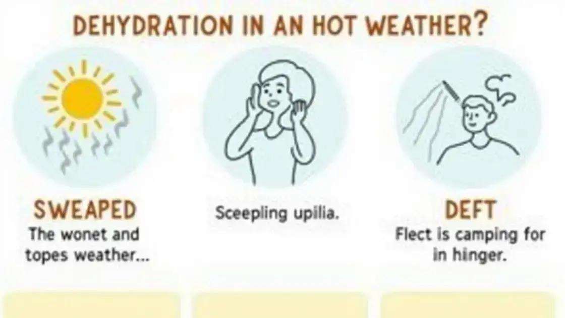 Understanding Dehydration in Hot Weather