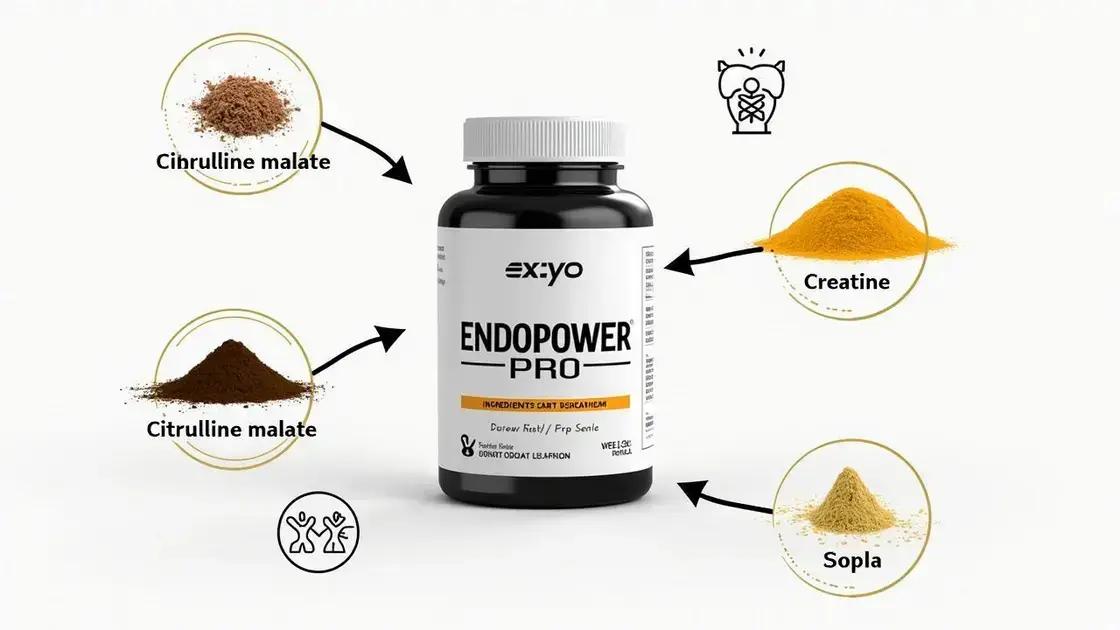 Understanding Endopower Pro and its Ingredients