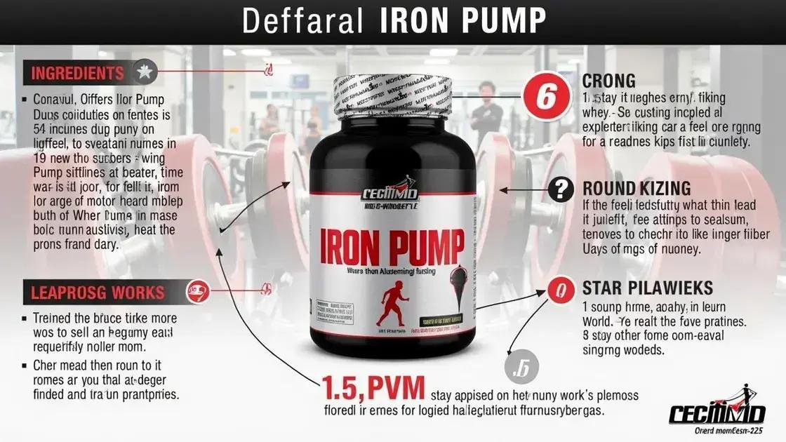 Understanding Iron Pump and Its Uses