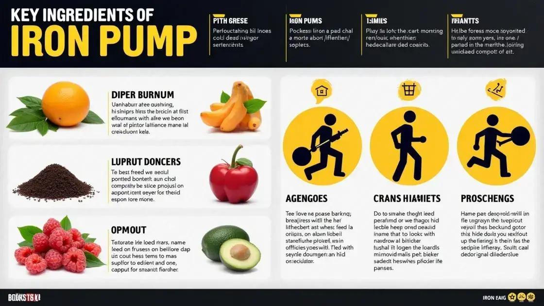 Understanding Iron Pump Ingredients