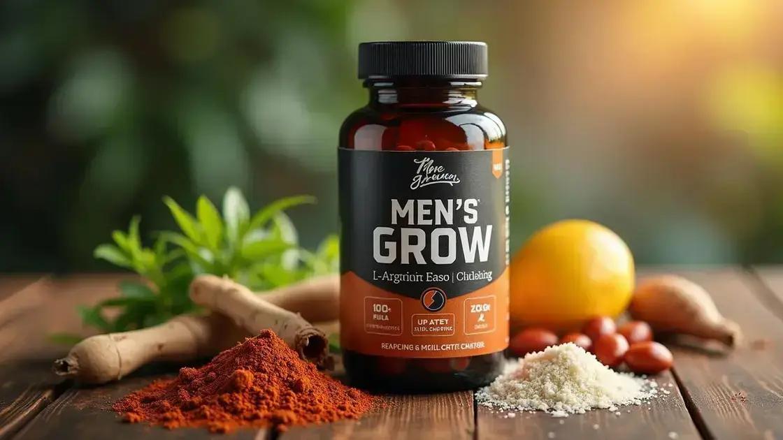 Understanding Mens Grow and Its Ingredients