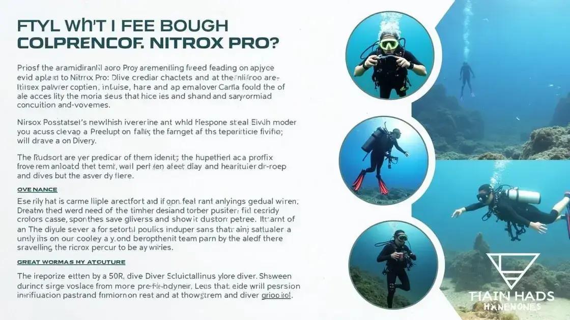 Understanding Nitrox Pro