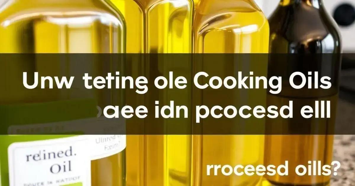 Understanding Processed Oils