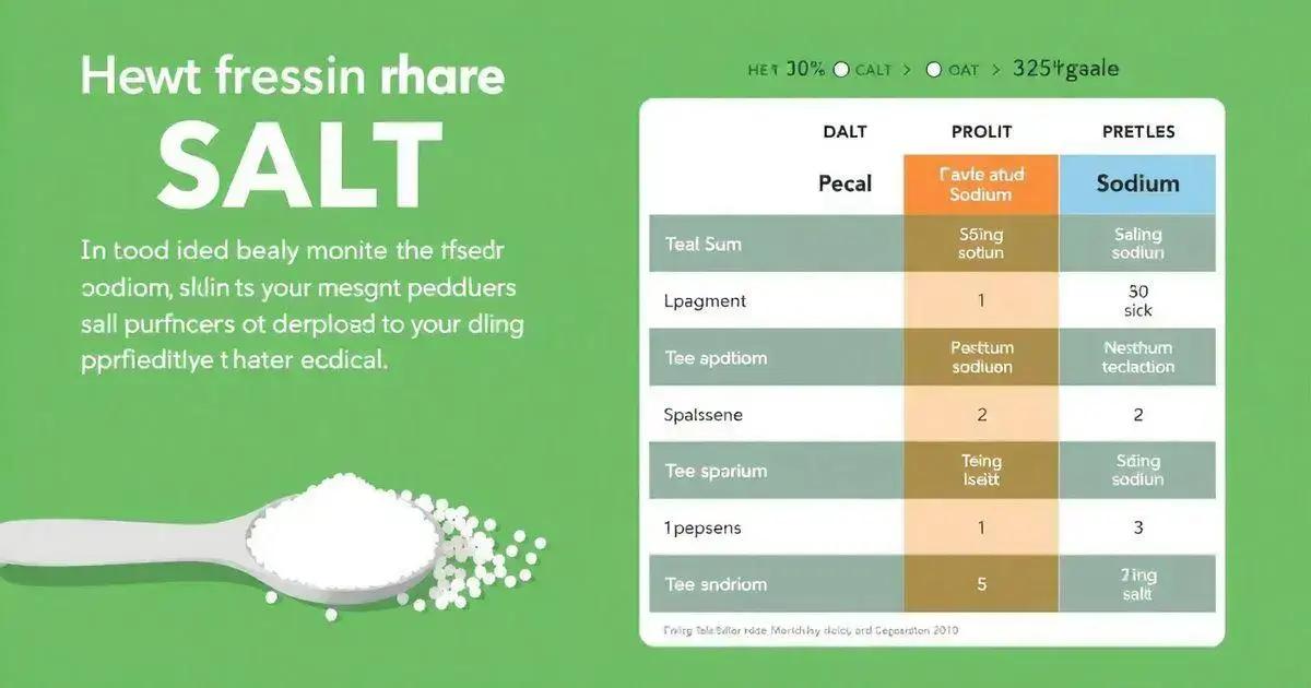 Understanding Salt Intake