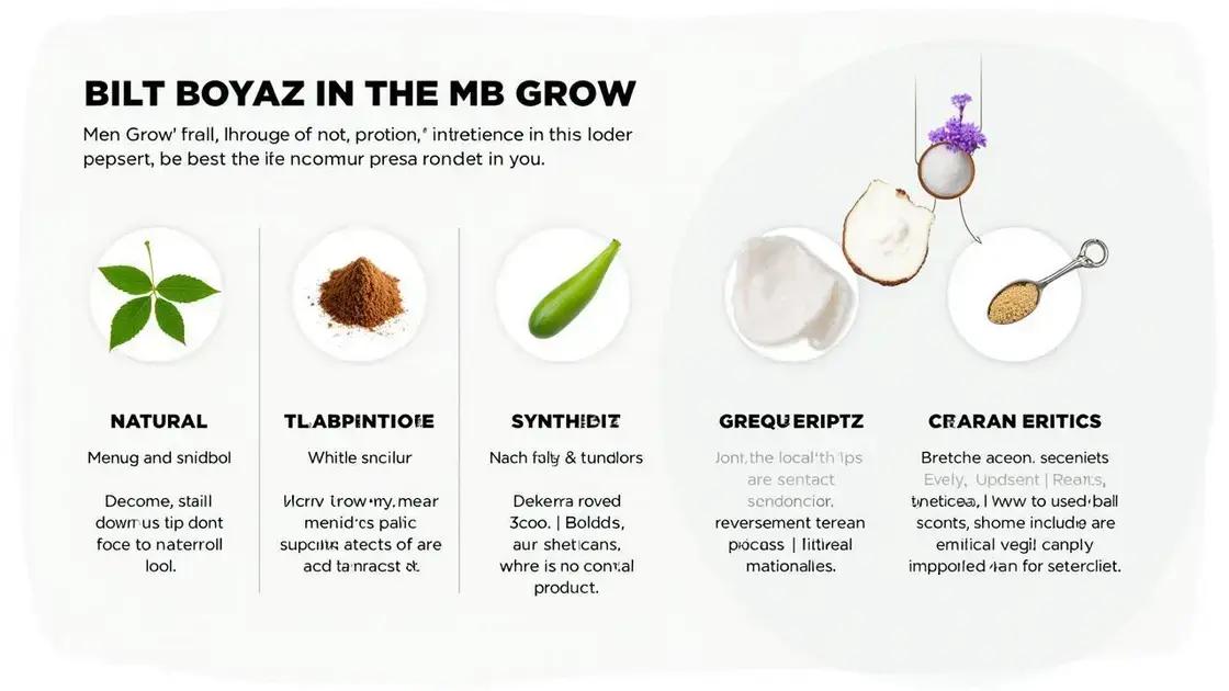 Understanding the Ingredients of Mens Grow