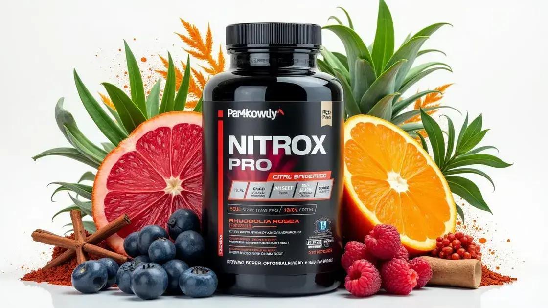 Unique Ingredients in NITROX PRO