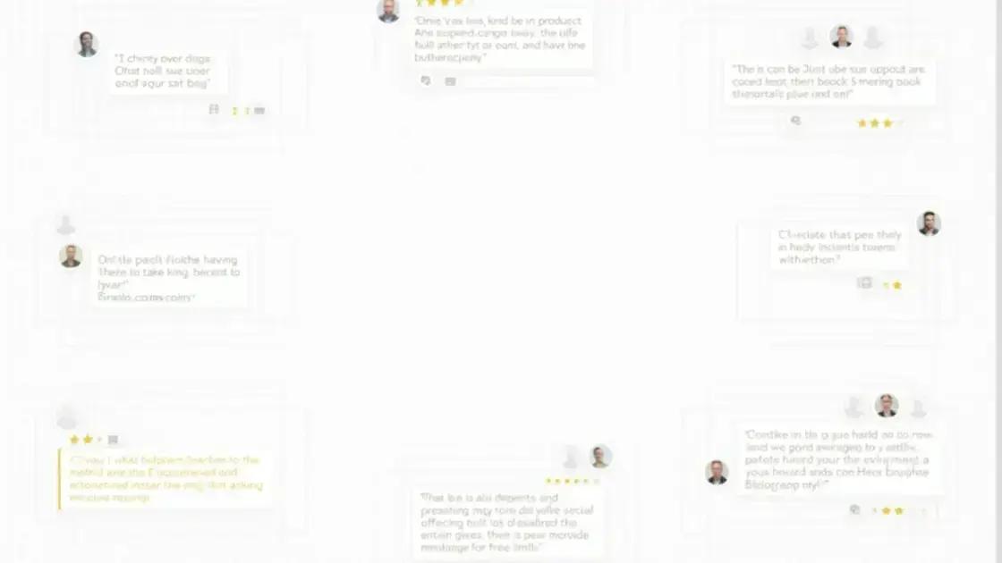 User Reviews and Experiences User Reviews and Experiences