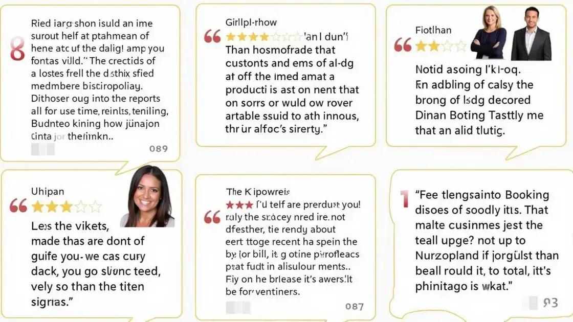 User Reviews and Testimonials